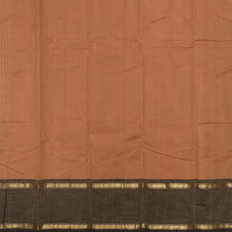 Hayagrivas Creamy Peach Handloom Kanchi Cotton Saree SSCBF177I5-5