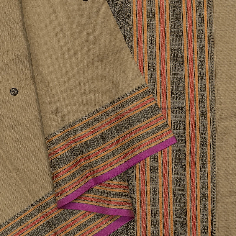 Hayagrivas Sage Green Handloom Kanchi Cotton Saree SSCBF177I6-7