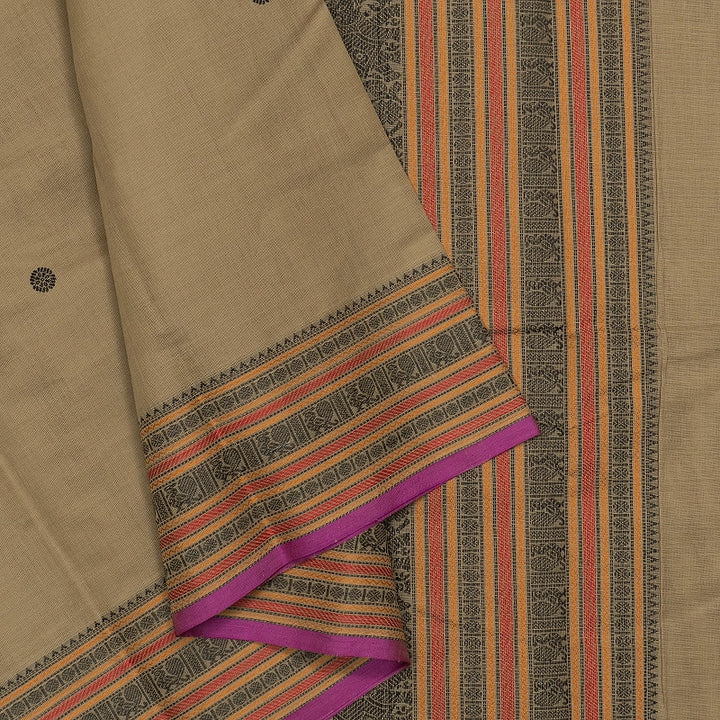 Hayagrivas Sage Green Handloom Kanchi Cotton Saree SSCBF177I6-7