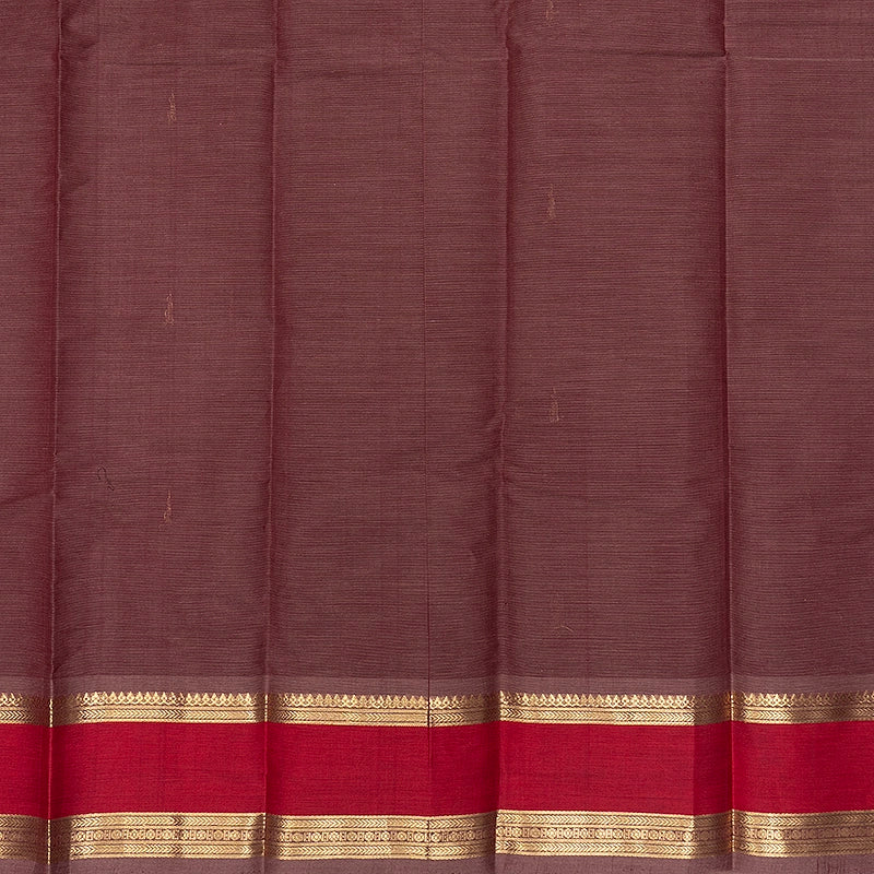 Hayagrivas Rosewood Pink Handloom Kanchi Cotton Saree SSCBF177I7-1