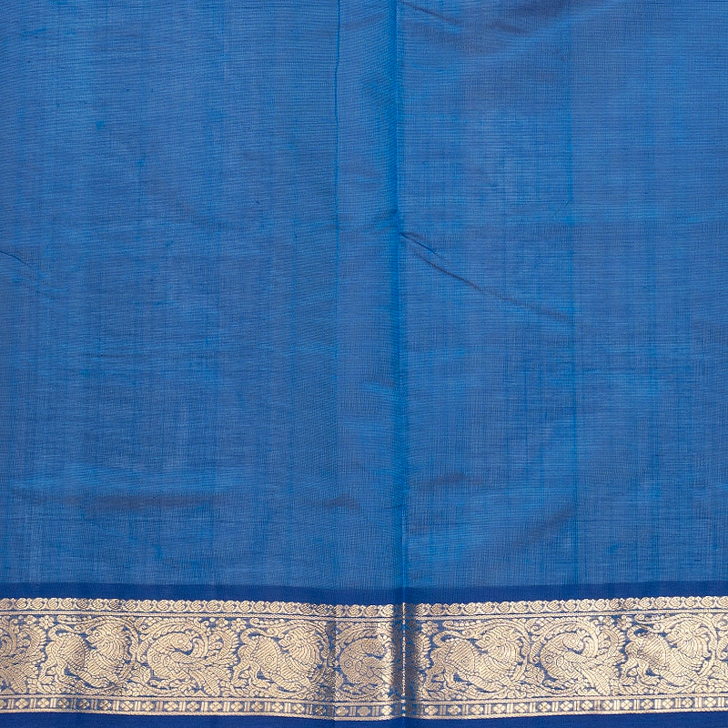 Hayagrivas Purplish-Blue Kanchi Silk Cotton Saree SSCBF179I11-4