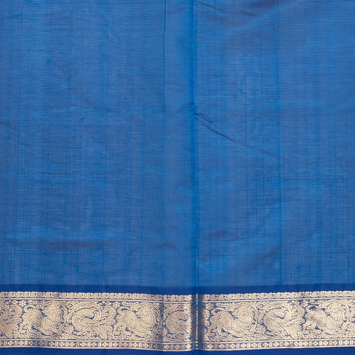 Hayagrivas Purplish-Blue Kanchi Silk Cotton Saree SSCBF179I11-4