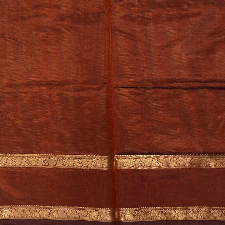 Hayagrivas Copper Brown Kanchi Silk Cotton Saree SSCBF179I13-6