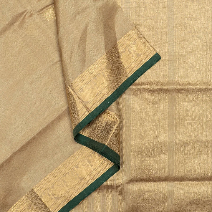 Hayagrivas Sandal Beige Kanchi Silk Cotton Saree SSCBF179I5-11