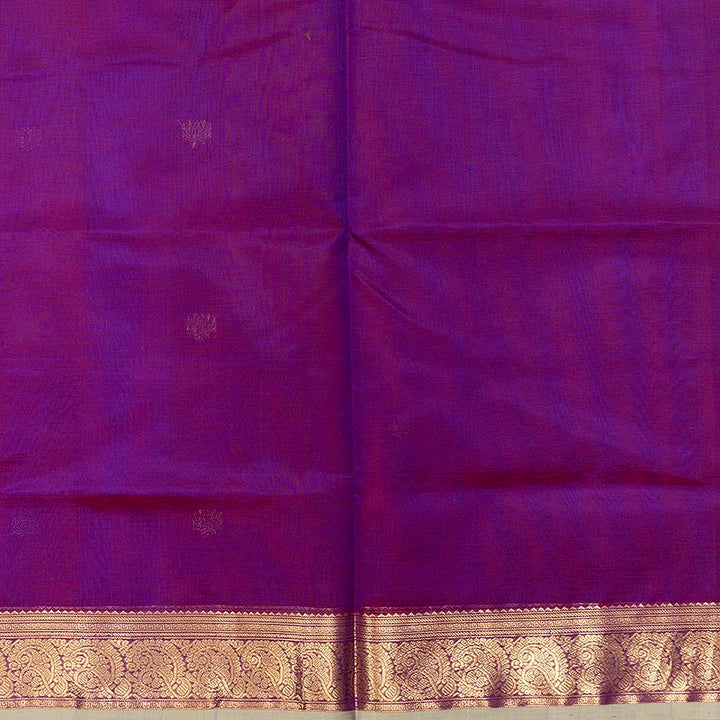 Hayagrivas Reddish-Purple Kanchi Silk Cotton Saree SSCBF179I5-36