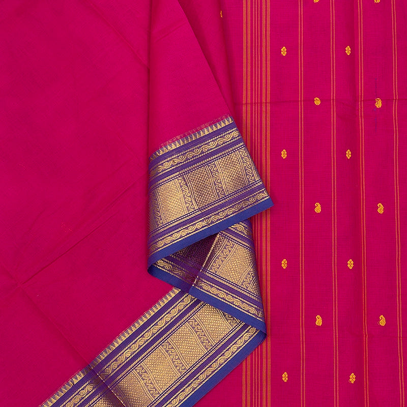 Hayagrivas Rani Pink Handloom Chettinad Cotton Saree SSKBF86F1-89
