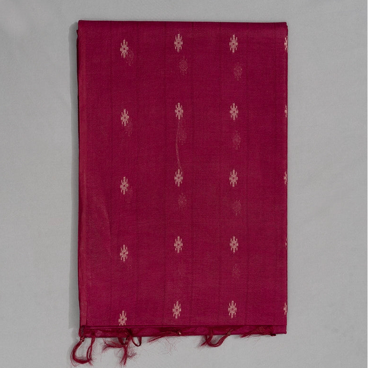 Hayagrivas Magenta Fancy Cotton Saree KSBE143C2-4