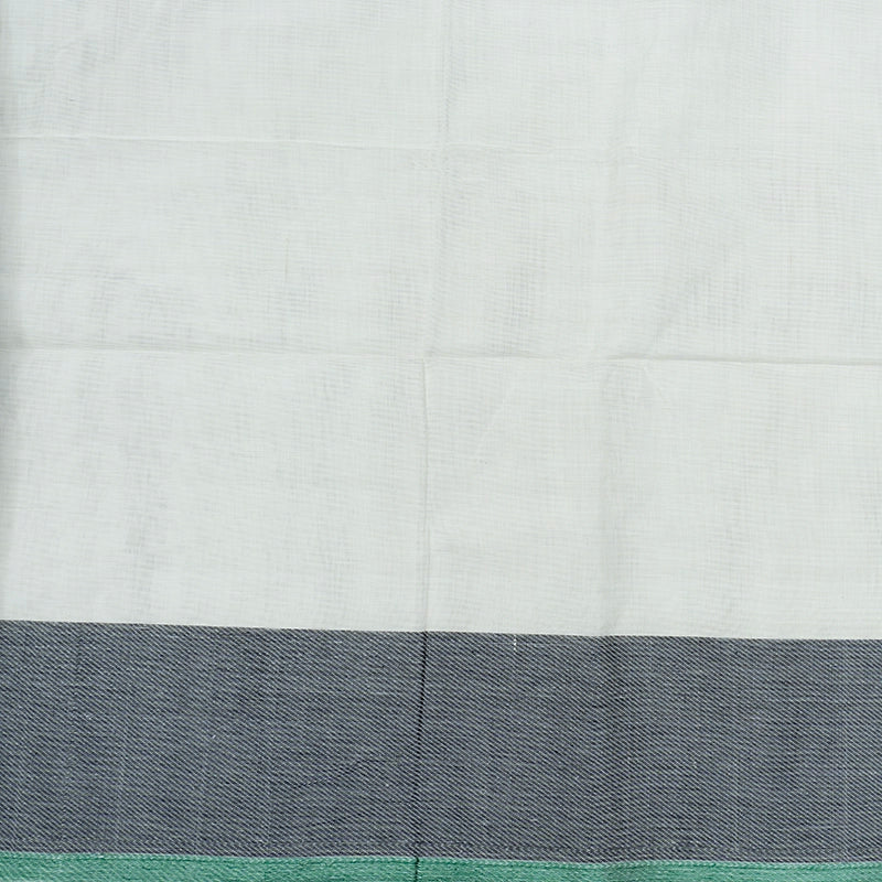 Hayagrivas Half-White Handloom Kanchi Cotton Saree SSCBF103F15-1