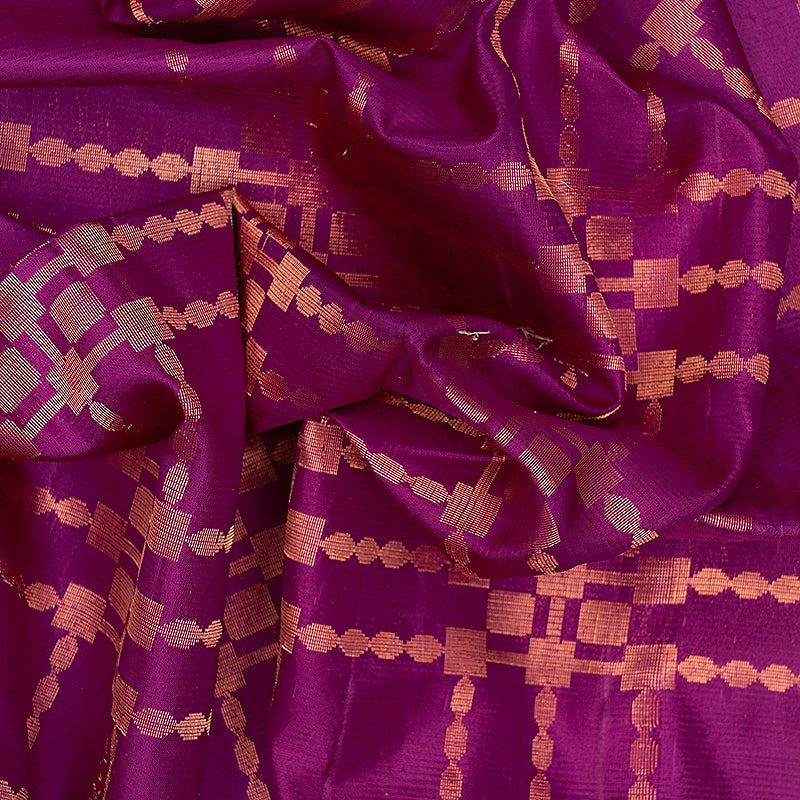 Hayagrivas Purple Pure Soft Silk Saree KSBE22I3-1