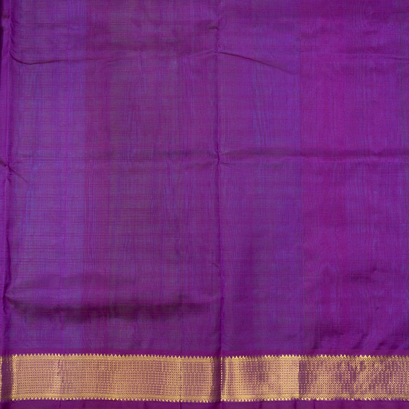 Hayagrivas Blue-Green Pure Silk Cotton Saree SSCBF53E9-1