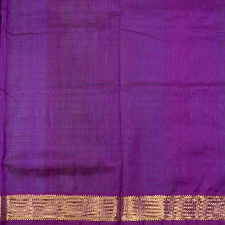 Hayagrivas Blue-Green Pure Silk Cotton Saree SSCBF53E9-1