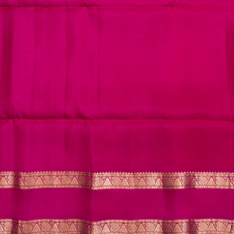 Hayagrivas Orangish Pink Handloom Soft Silk Saree KBF532G4-28