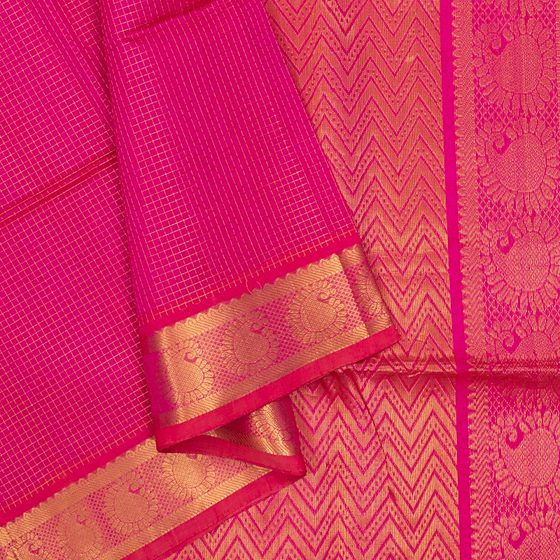 Hayagrivas Pink Kora Silk Cotton Saree SSCBF14D6-48