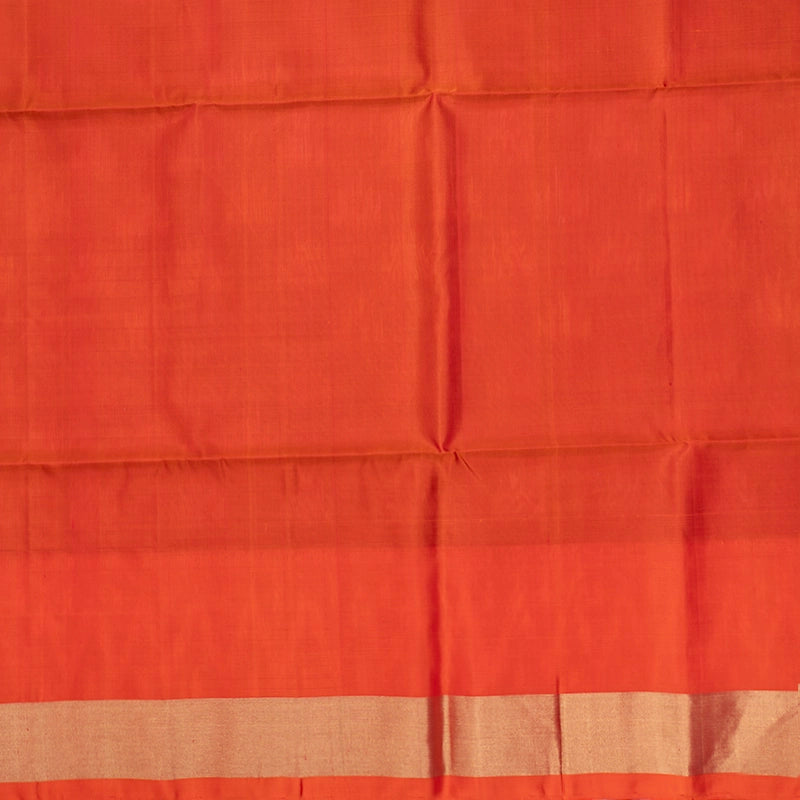 Hayagrivas Dark Green Handloom Ikkat Soft Silk Saree KBE2150A1-15