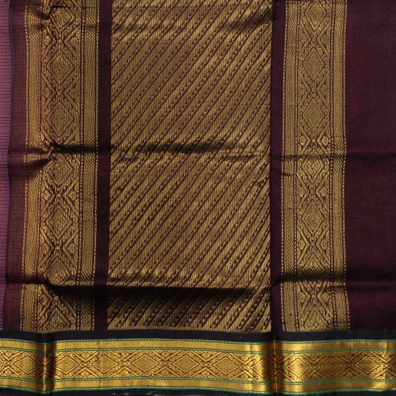 Hayagrivas Yellowish Peach Pure Silk Cotton Saree SSCBF35D5-9