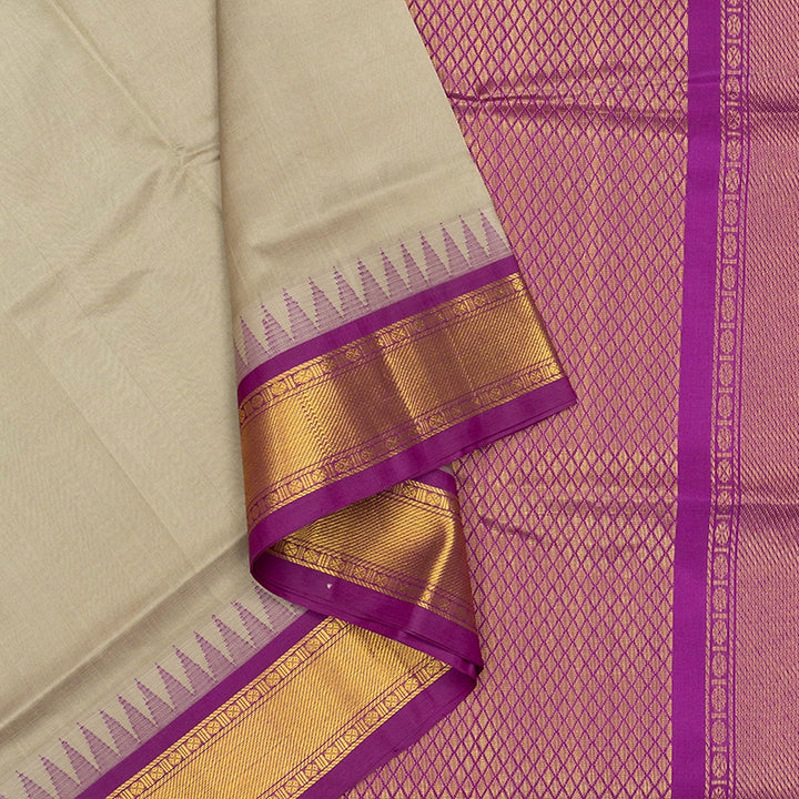 Hayagrivas Elephant Grey Pure Silk Cotton Saree SSCBF34D3-40