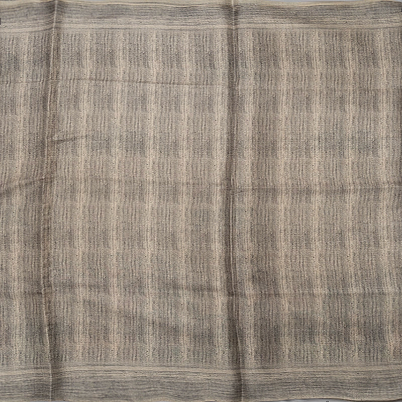 Hayagrivas Sliver Grey Fancy Cotton Saree KBE2164A2-1