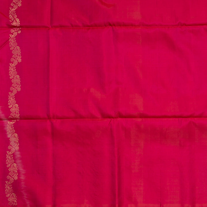 Hayagrivas Reddish-Pink Handloom Soft Silk Saree KSBE85A23-1
