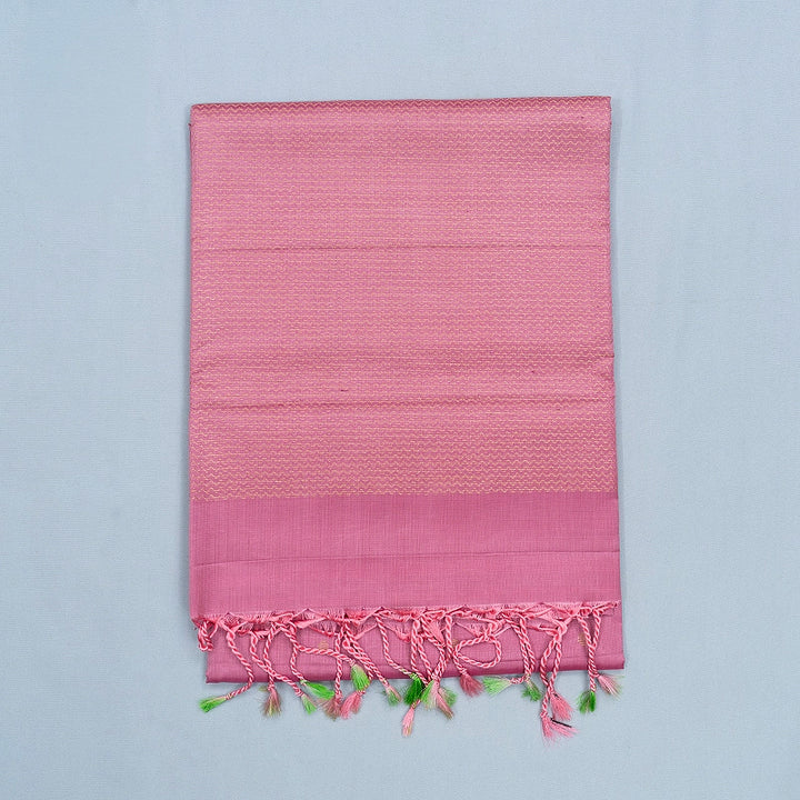 Hayagrivas Lotus Pink Handloom Soft Silk Saree KBF535G9-6
