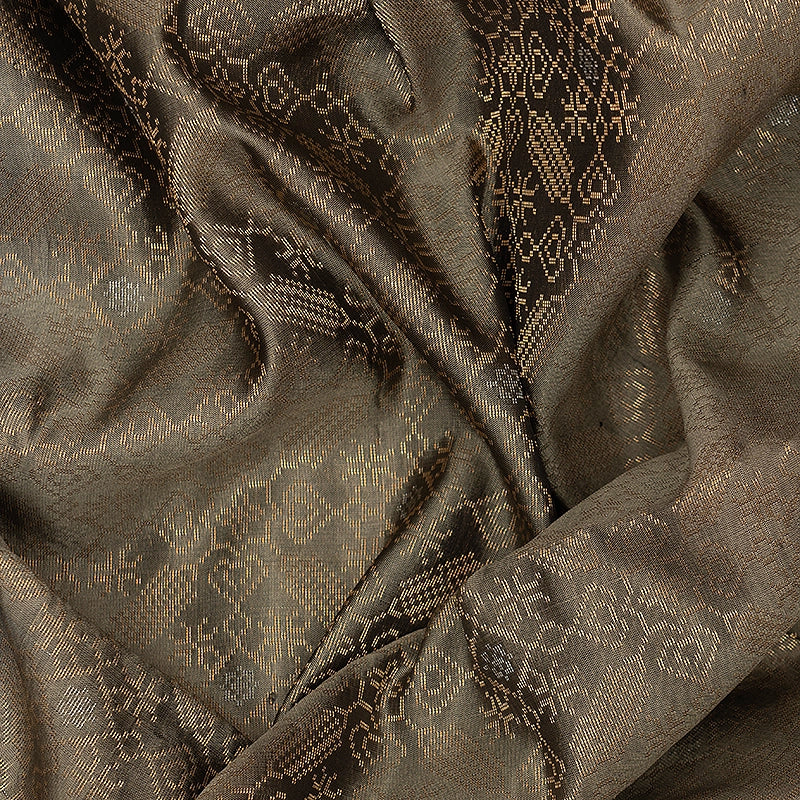 Hayagrivas Black Handloom Soft Silk Saree KBE653G9-3