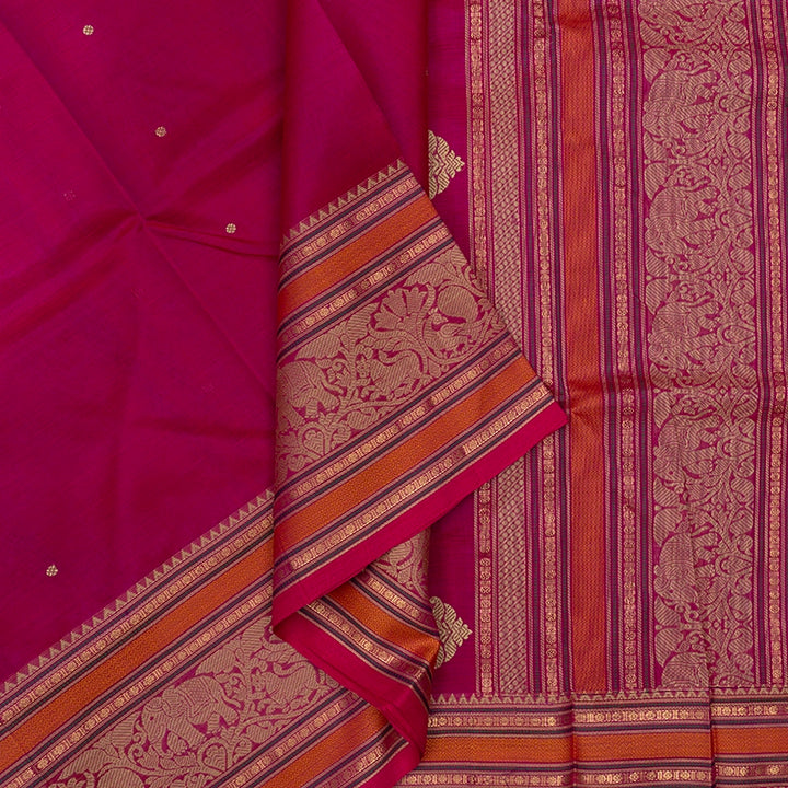 Hayagrivas Rani Pink Kanchi Silk Cotton Saree KSBE124C8-19