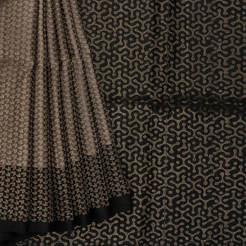Hayagrivas Elephant Grey Handloom Soft Silk Saree KSBE20I3-11