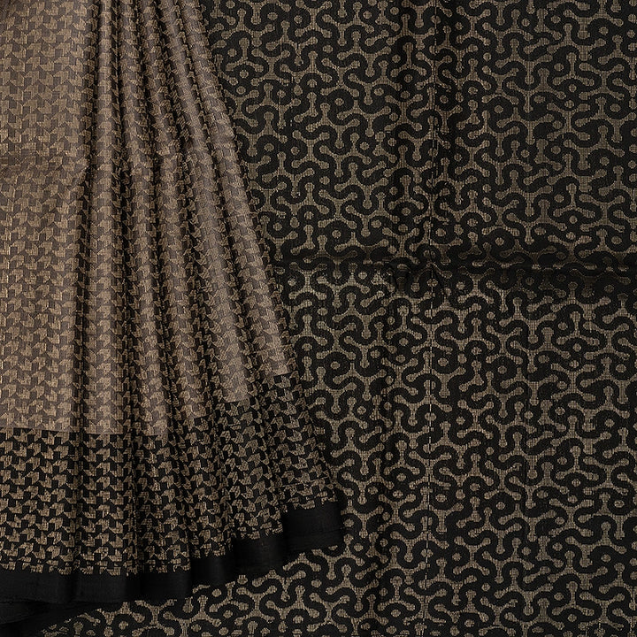 Hayagrivas Elephant Grey Handloom Soft Silk Saree KSBE20I3-11