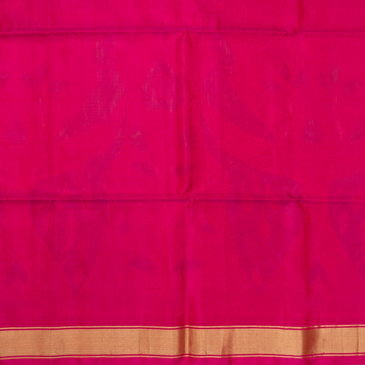 Hayagrivas Pink Handloom Ikkat Soft Silk Saree KBF55D1-13