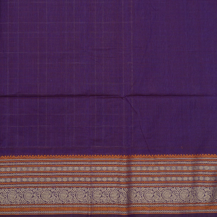 Hayagrivas Purple Handloom Kanchi Cotton Saree SSCBF104F3-1