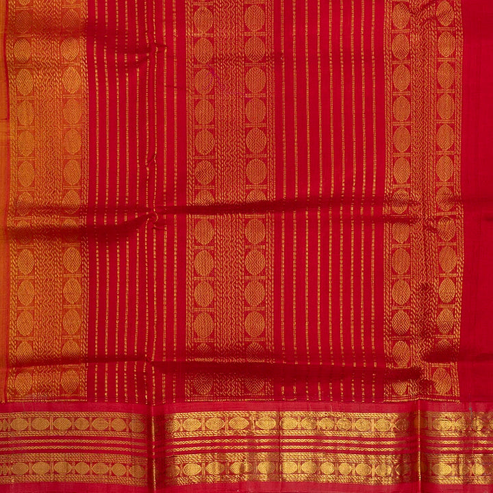 Hayagrivas Yellow Pure Silk Cotton Saree SSCBF34D4-15