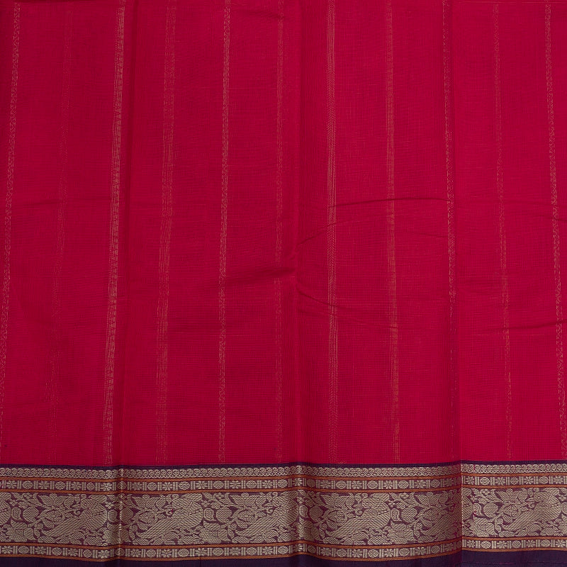 Hayagrivas Pink Handloom Kanchi Cotton Saree SSCBF66E5-1