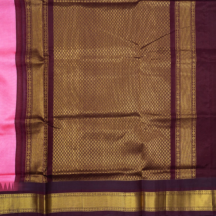 Hayagrivas Rose Pink Pure Silk Cotton Saree SSCBF34D3-14