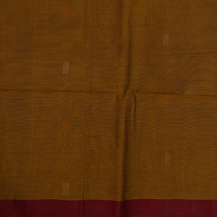 Hayagrivas Honey Mustard Handloom Kanchi Cotton Saree SSCBF104F13-4