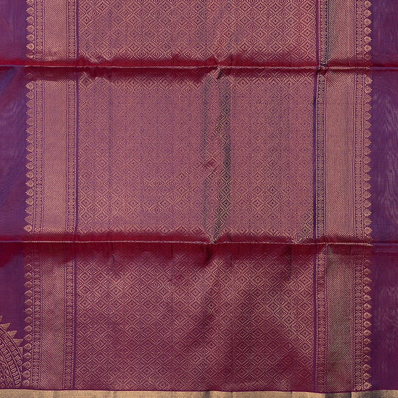 Hayagrivas Wine Purple Handloom Soft Silk Saree KBF880H7-20