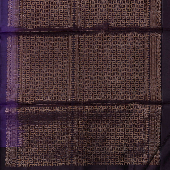 Hayagrivas Deep Purple Handloom Soft Silk Saree KBF883H2-14