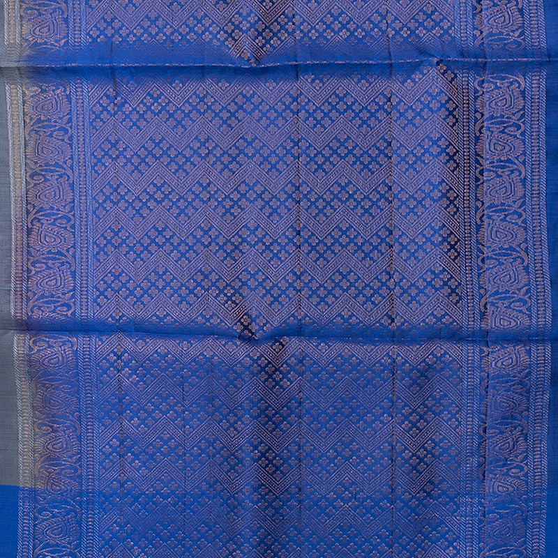 Hayagrivas Grey Handloom Soft Silk Saree KBF883H2-17