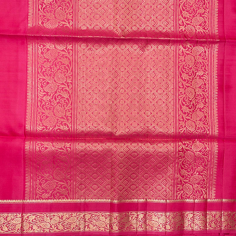 Hayagrivas Pink Handloom Soft Silk Saree KBF883H4-2
