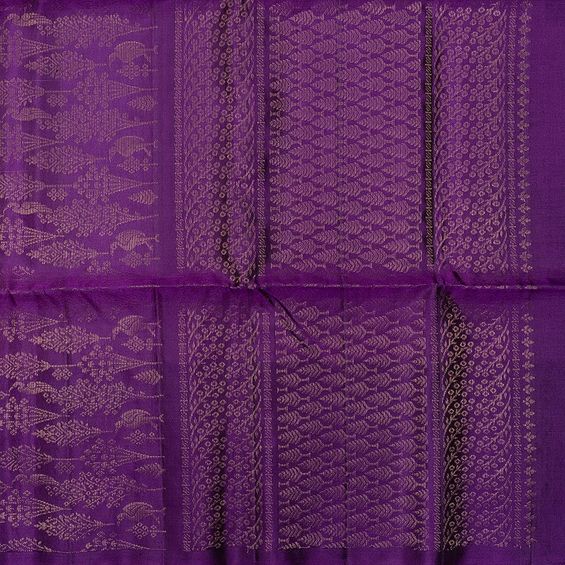 Hayagrivas Mauve Handloom Soft Silk Saree KBF888H4-2