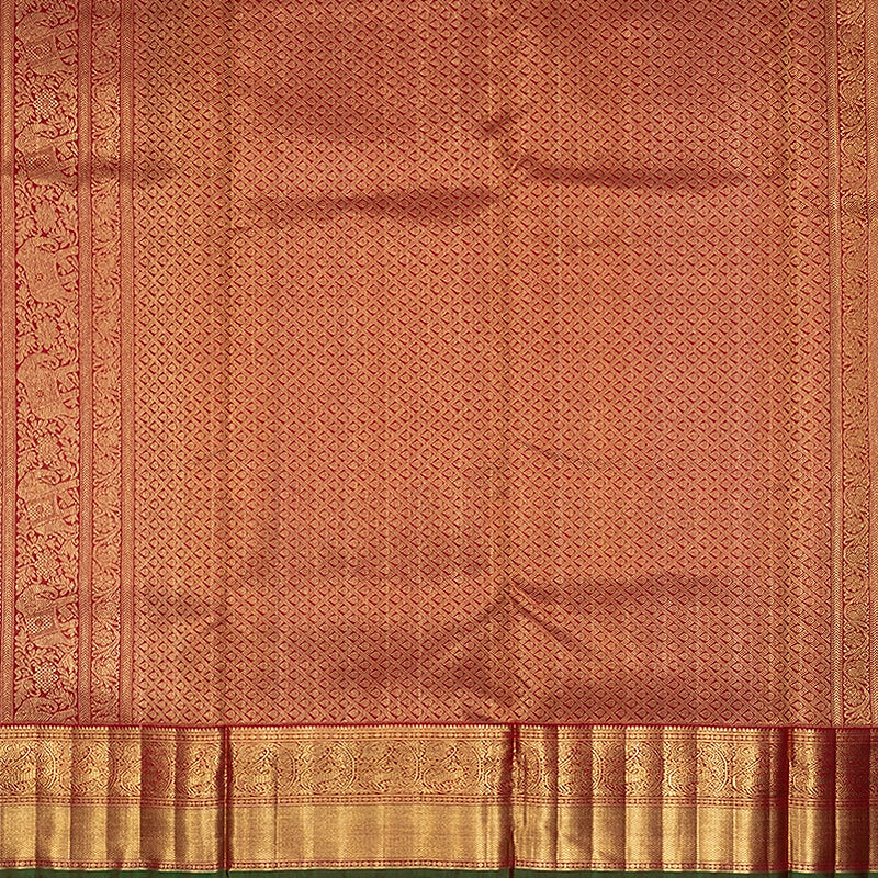 Hayagrivas Handloom Maroon Ten Yards Silk Saree KBFL385J1-1-BF385-SBS