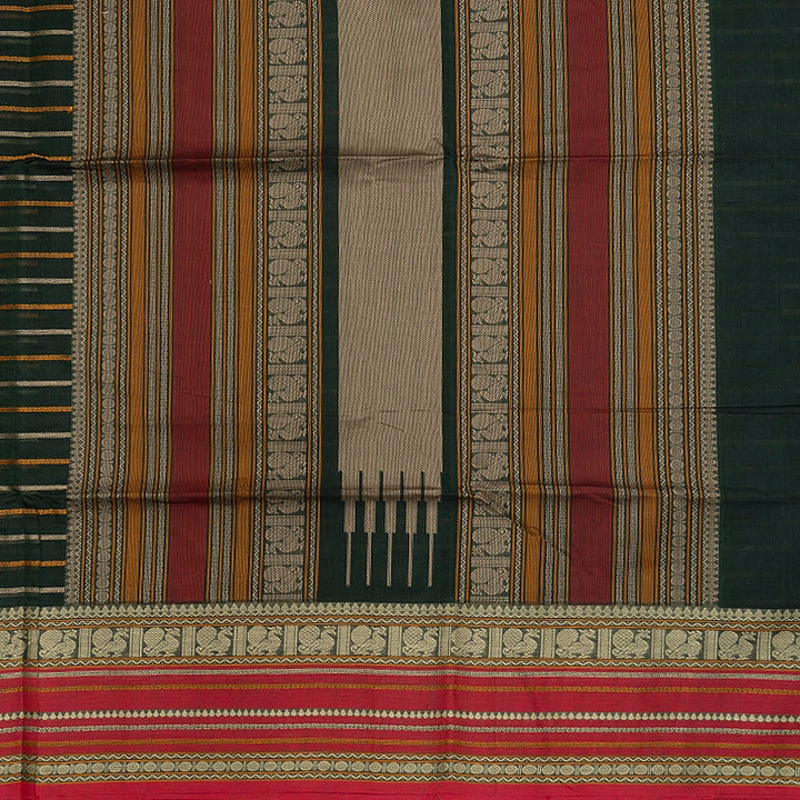 Hayagrivas Karum Pachai Handloom Kanchi Cotton Saree SSCBF132H19-1