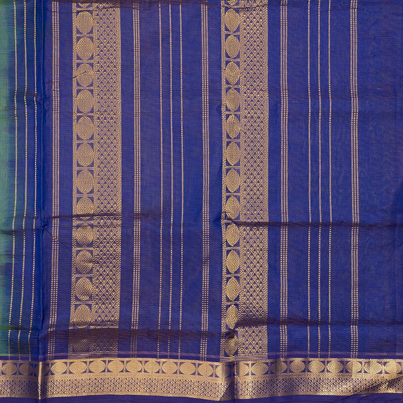 Hayagrivas Green Pure Silk Cotton Saree SSCBF137H8-1