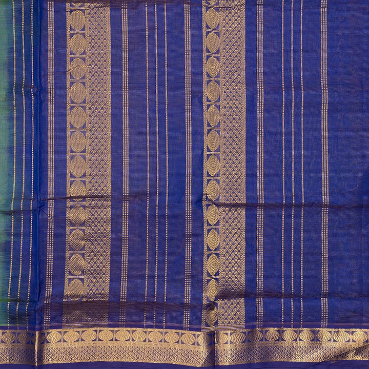 Hayagrivas Green Pure Silk Cotton Saree SSCBF137H8-1