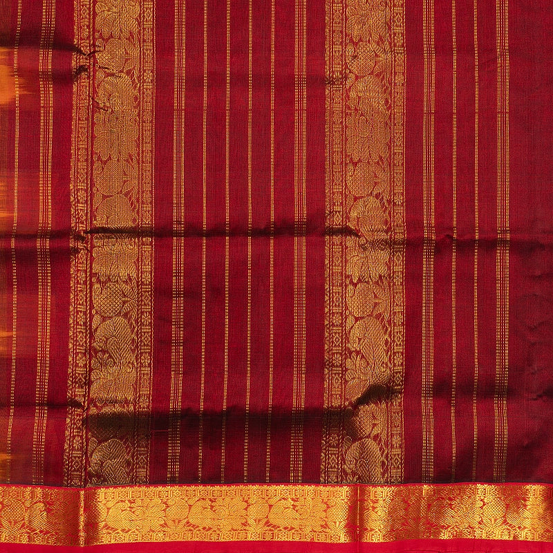 Hayagrivas Multicolour Checks Pure Silk Cotton Saree SSCBF137H9-10