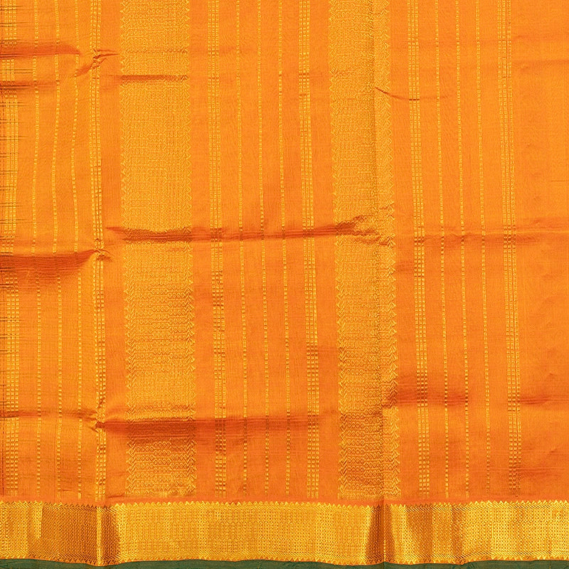 Hayagrivas Orangish-Yellow Pure Silk Cotton Saree SSCBF138H4-2