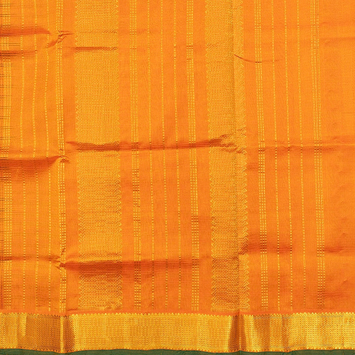Hayagrivas Orangish-Yellow Pure Silk Cotton Saree SSCBF138H4-2