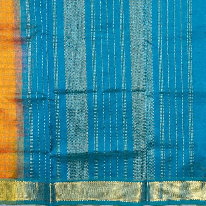 Hayagrivas Yellowish-Pink Pure Silk Cotton Saree SSCBF138H4-3