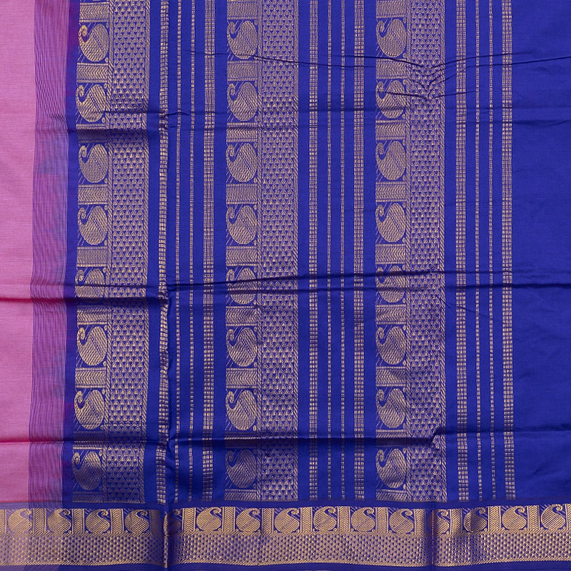 Hayagrivas Lotus Pink Semi Silk Cotton Saree SSCBF164I1-141