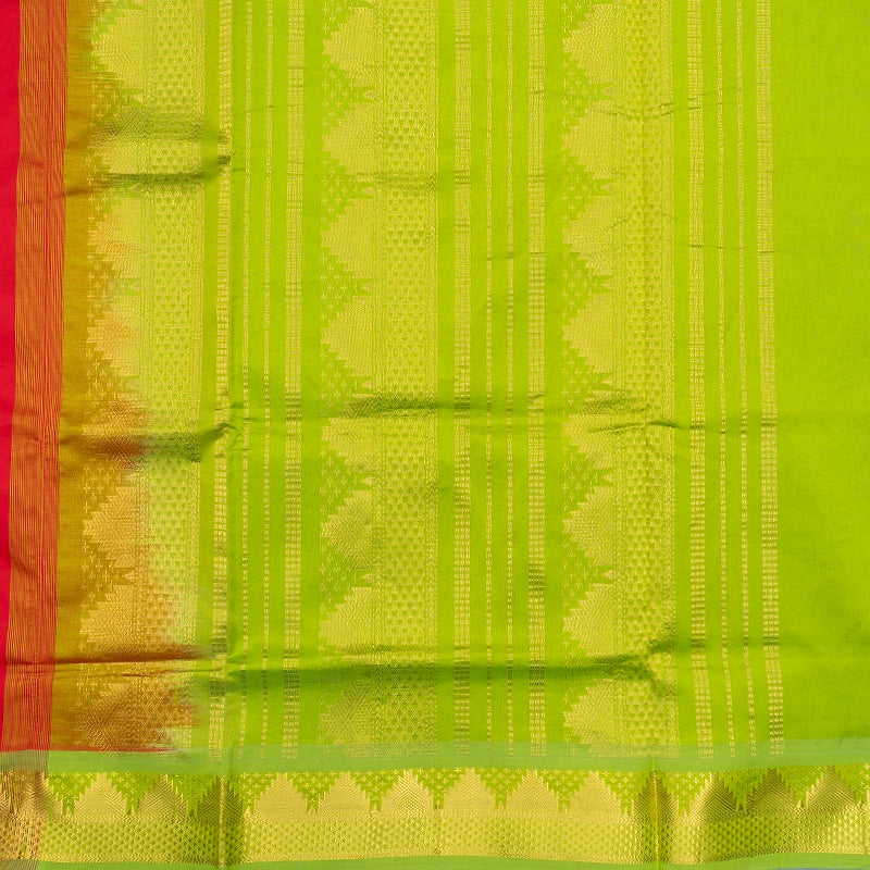 Hayagrivas Red Semi Silk Cotton Saree SSCBF164I1-150
