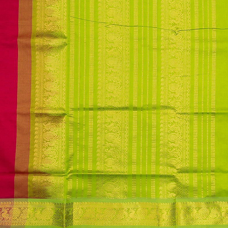 Hayagrivas Dark Pink Semi Silk Cotton Saree SSCBF164I1-43