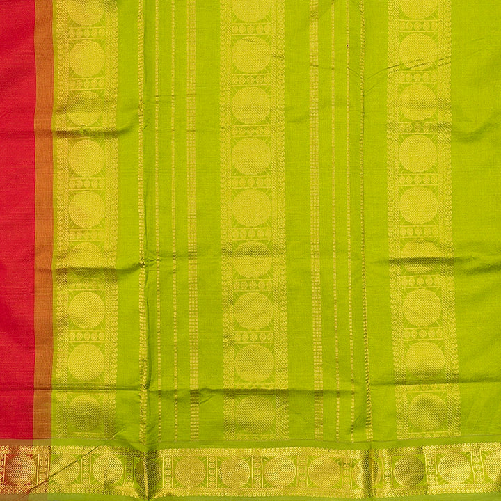Hayagrivas Red Semi Silk Cotton Saree SSCBF164I2-32